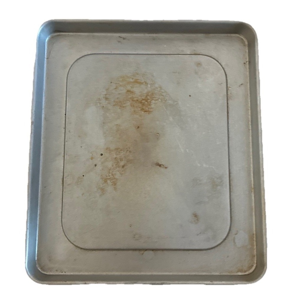 Vintage Aluminum Toaster Oven Pan Drip Tray Replacement Fits 9x8"